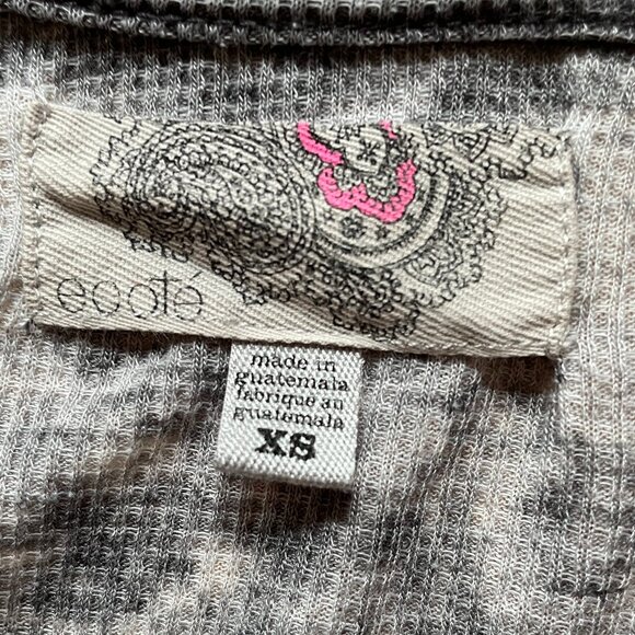 Urban Outfitters Ecote Waffle Knit Long Sleeve Top - Picture 9 of 11